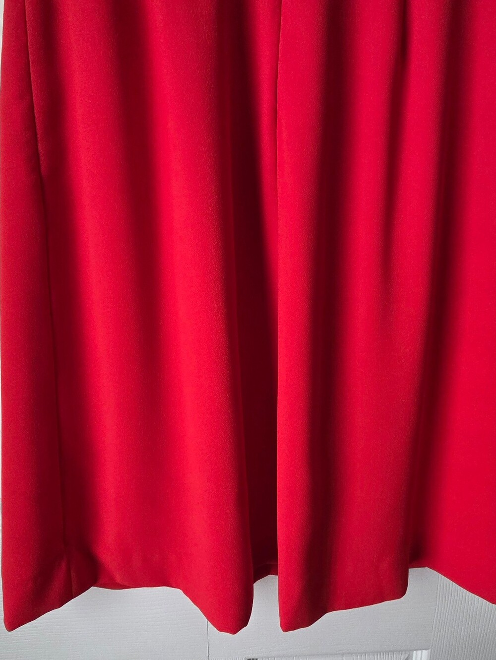 J. Crew Red Bow-Tie Fit & Flare Dress Size 6 - Picture 10 of 13